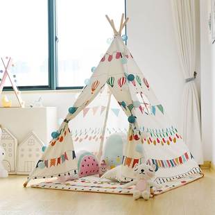 儿童帐篷室内家用游戏屋男孩女孩公主印第安小房子宝宝小孩玩具屋