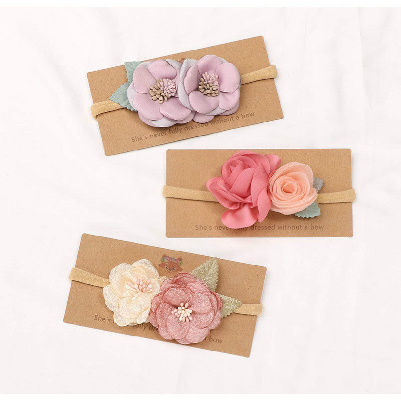 满15包邮婴儿发带不嘞头夏天女童头带蝴蝶结发箍宝宝头花0-1-2岁