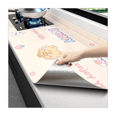 新款卡通厨房灶台防水防油贴纸