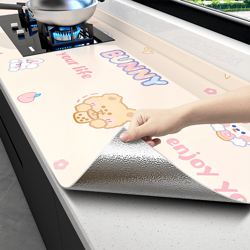 新款卡通厨房灶台防水防油贴纸