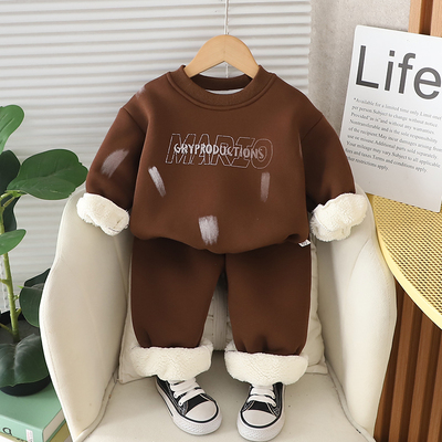 咕嘟时光韩版棉2件套冬季童装