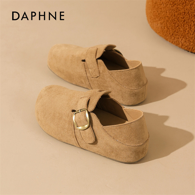 达芙妮厚底勃肯鞋女2026新款春季一脚蹬勃肯单鞋全包孕妇豆豆鞋,女鞋,勃肯鞋/软木鞋,淘宝优惠券,粉丝福利购,淘宝优惠卷