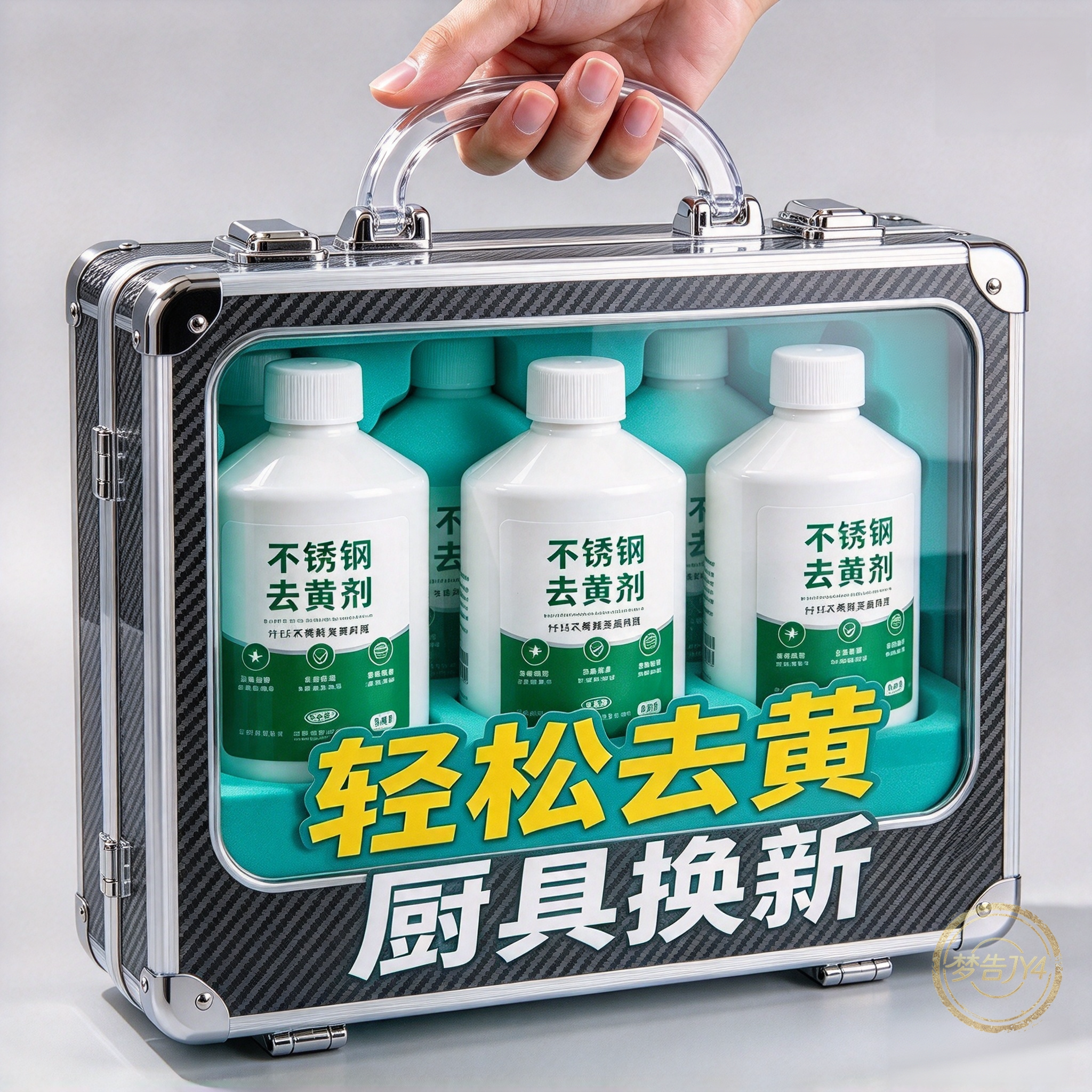 不锈钢锅具去黄除垢去油清洁剂