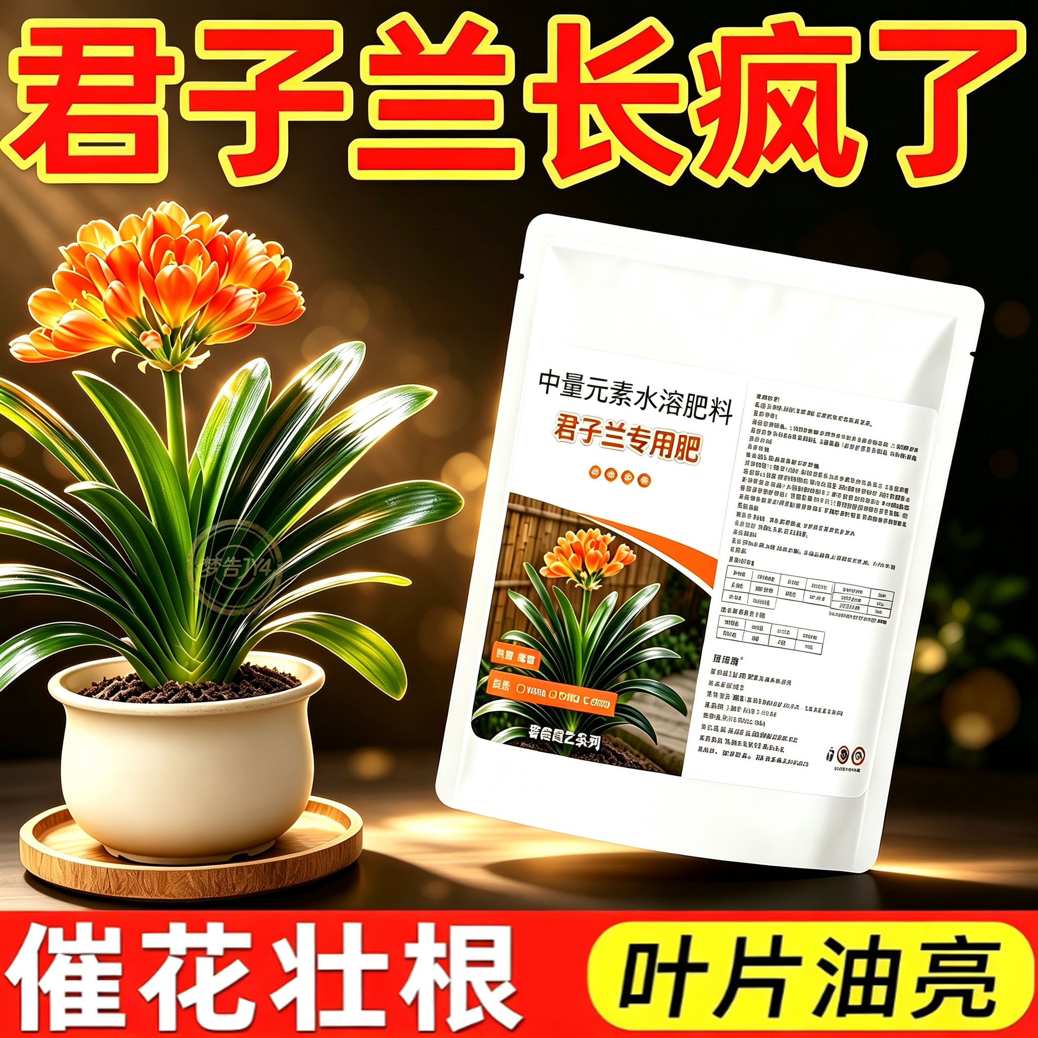 君子兰专用有机缓释颗粒菌肥