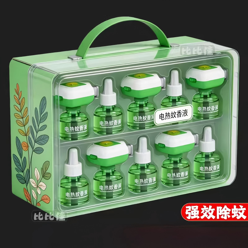 艾草驱蚊无烟无味电蚊香液通用家用卧室插电式电热蚊香液安全环保