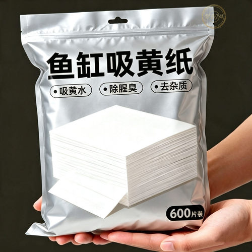 鱼缸吸黄纸除腥除臭净水礼盒