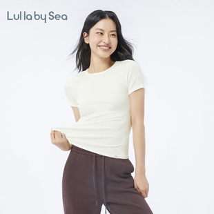 Lulla by Sea| Mildness 柔暖罗纹T恤圆领修身户外休闲打底衫
