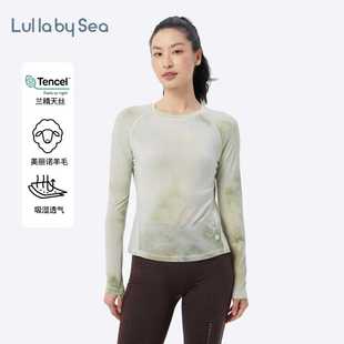 wool天丝美丽诺羊毛长袖 T恤运动户外打底衫 Lulla Sea 女 Aero