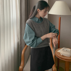 09women大码半身裙遮肉显瘦松紧腰微弹A字型半身裙2024春夏77488