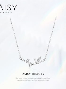 DAISYBEAUTYS925银竹节项链