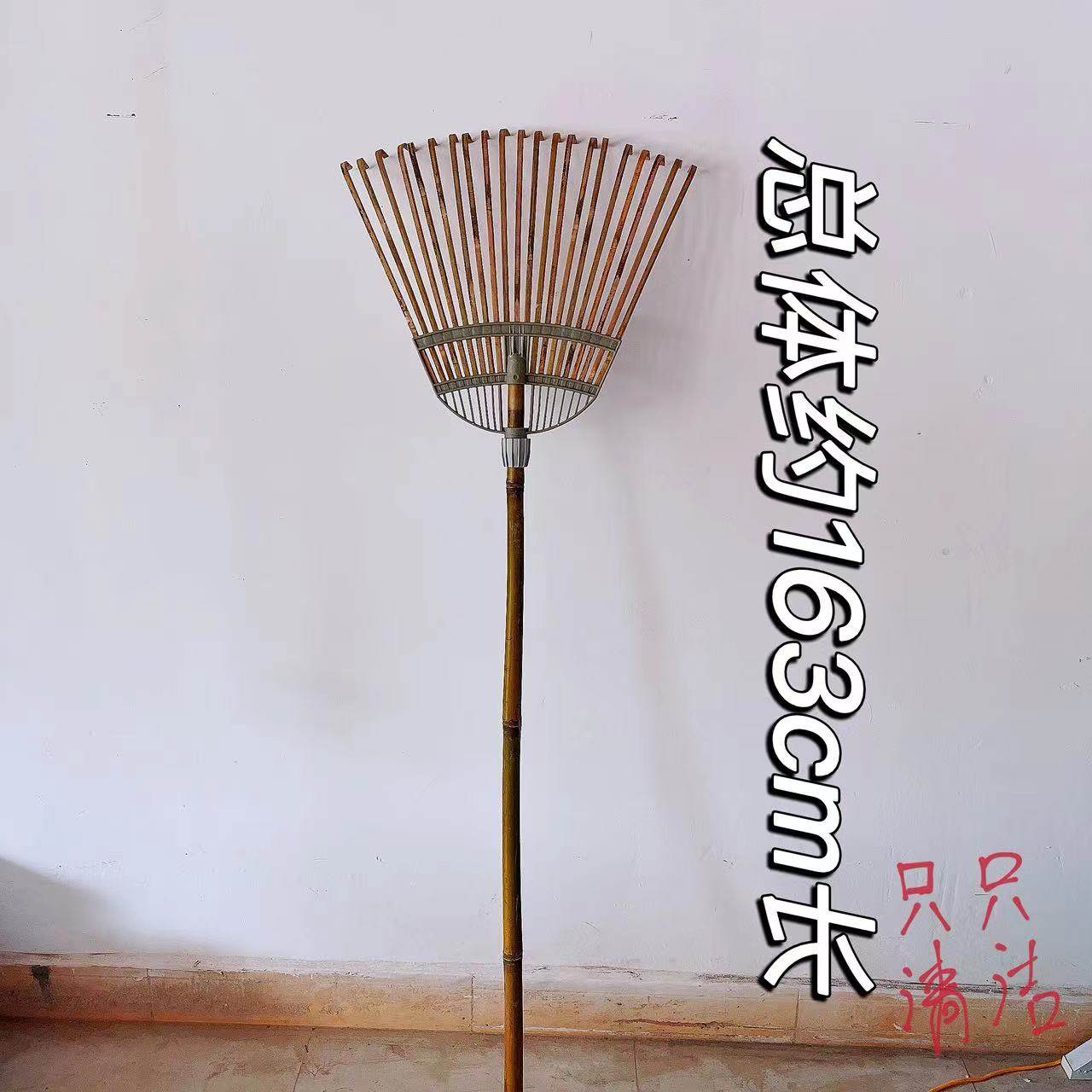 厂家直销21齿竹耙大竹耙园林工具老款手工搂草筢子竹耙12齿草耙农