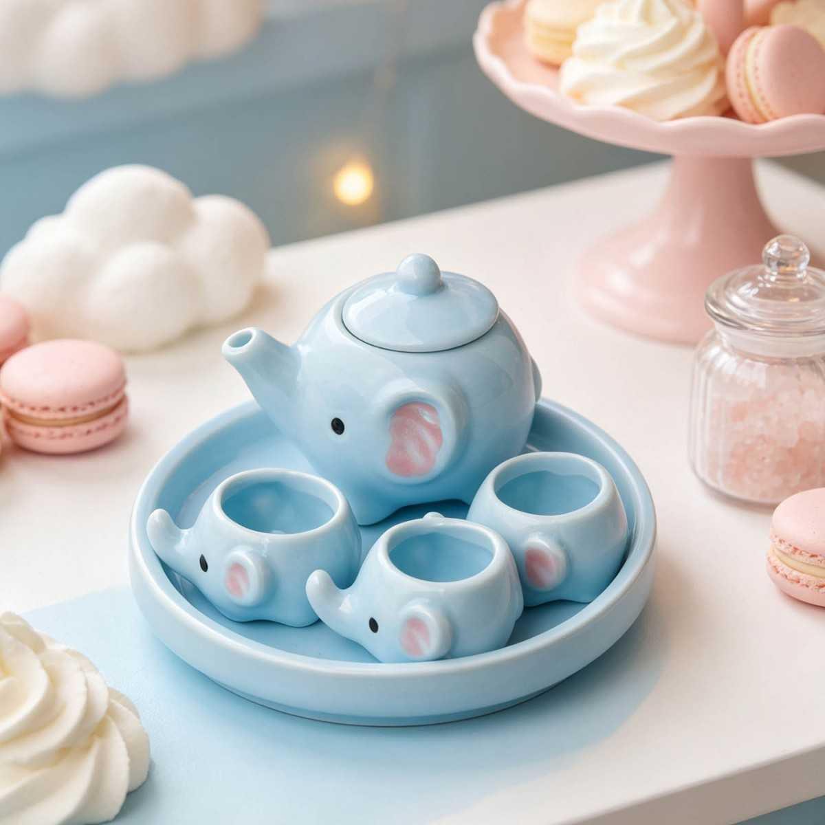 迷你茶具小号茶壶指尖壶把过家家玩具精品摆件陶瓷工艺文玩