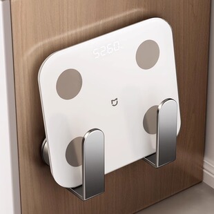 吸盘体重秤支架壁挂上墙体脂秤收纳神器适用于小米华为体重秤挂架