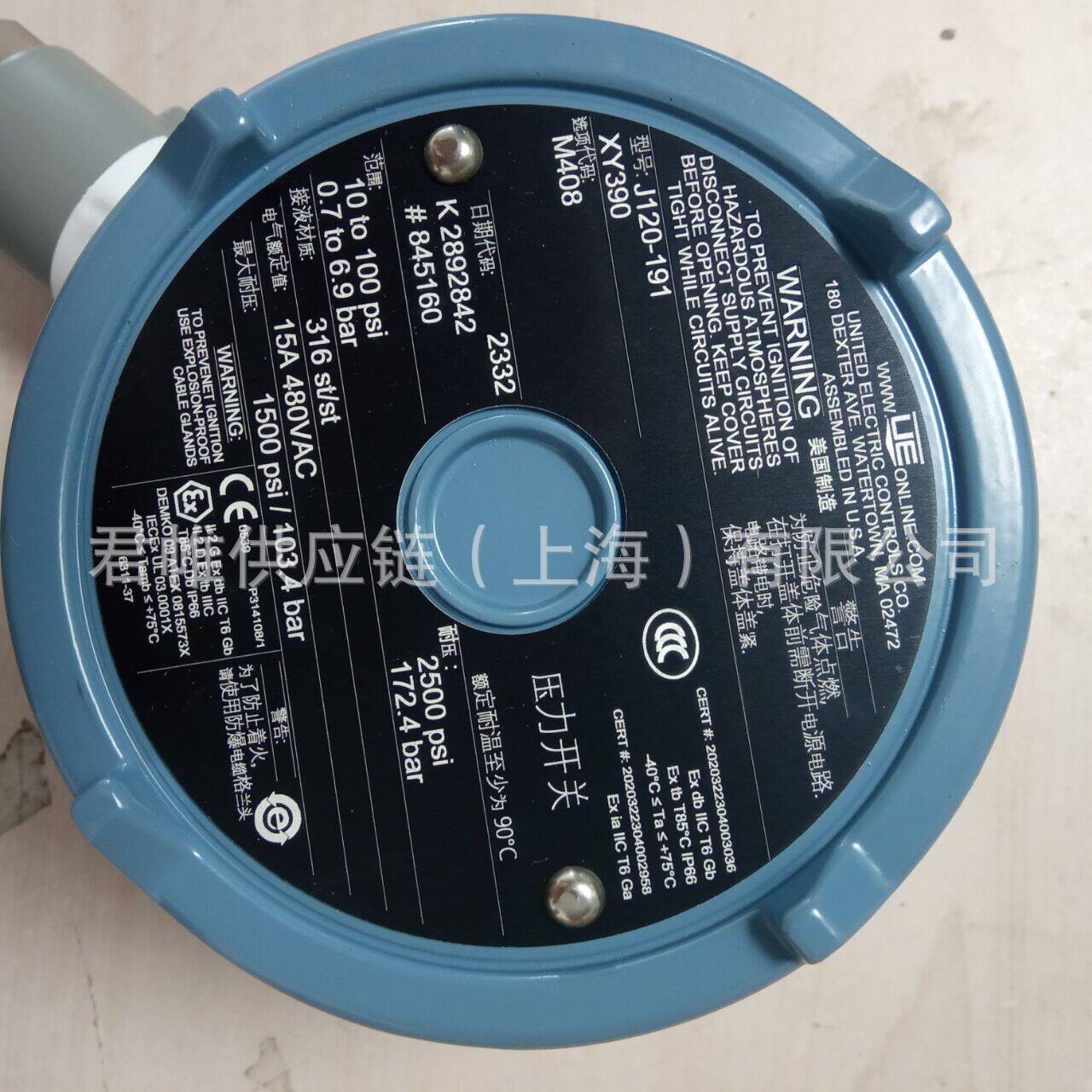 UE  压力开关  型号：H100-218 价格需核实