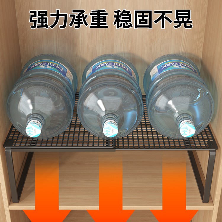 衣柜分层隔板柜子隔层隔断橱柜可伸缩卧室置物架鞋柜分隔收纳