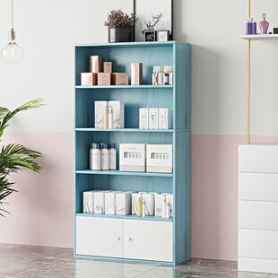 化妆品展示柜简约现代小型货柜陈列柜美容院柜子产品货架展示架