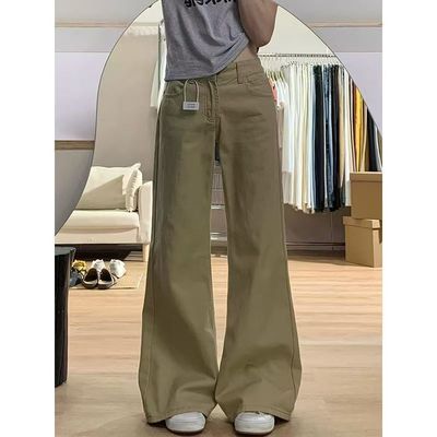 小个子覆古辣妹卡其色牛