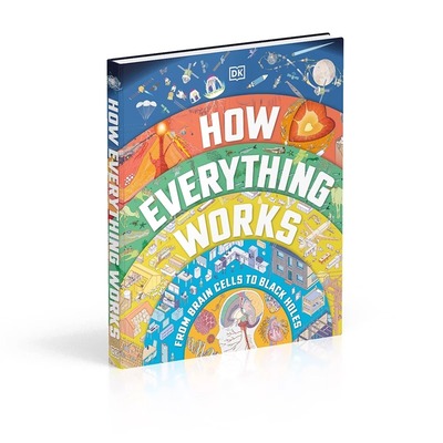 DK百科 英文原版 DK 万物如何运作 How Everything Works 图解百科全书 精装大开 青少年课外阅读 STEM 了解自然世界