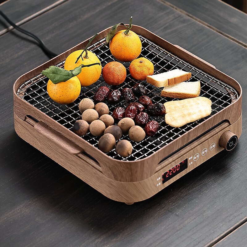 户外带烤网电陶炉围炉煮茶室内方