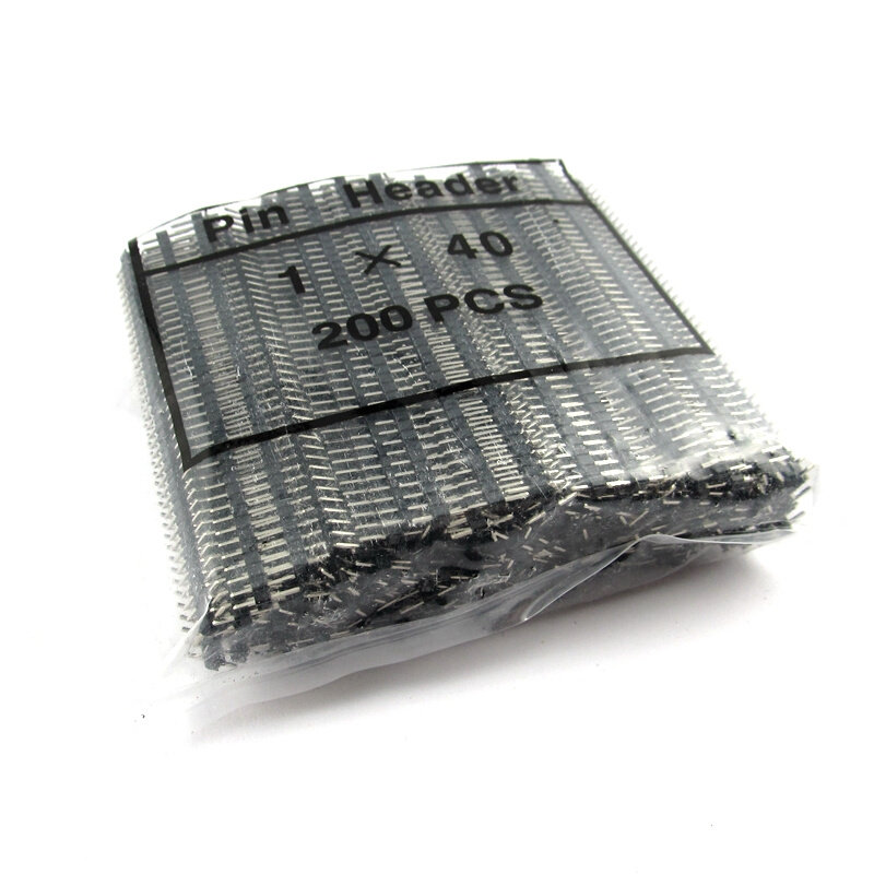 单排针 单排排针 间距 2.54MM 1*40P 普通 单排插针 1包 200条