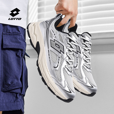乐途休闲运动跑步鞋男老爹鞋