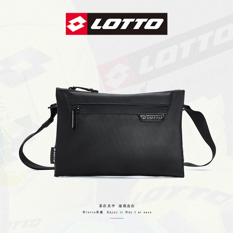 乐途官方旗舰店休闲男士斜挎包商务绅士休闲黑色新款出行单肩包潮