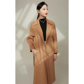 30兔毛70羊毛双面羊毛大衣英伦风女士毛呢 花花推荐 036