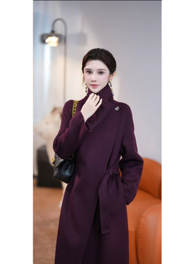 【爆米花专属】高端大衣苏力贝贝10羊驼10兔毛80澳洲羊毛6004