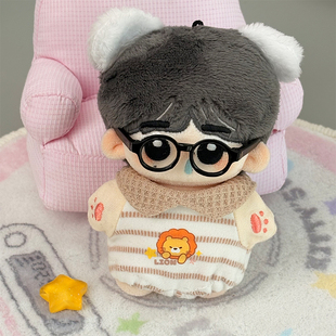 棉花娃娃10cm眼镜十厘米鞋 子bjd配件百搭通用可爱现货玩偶公仔萌