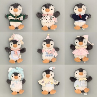 娃岛联萌花生jellycat衣服棉花娃娃10cm巴塞罗熊美味鼠邦尼兔着替