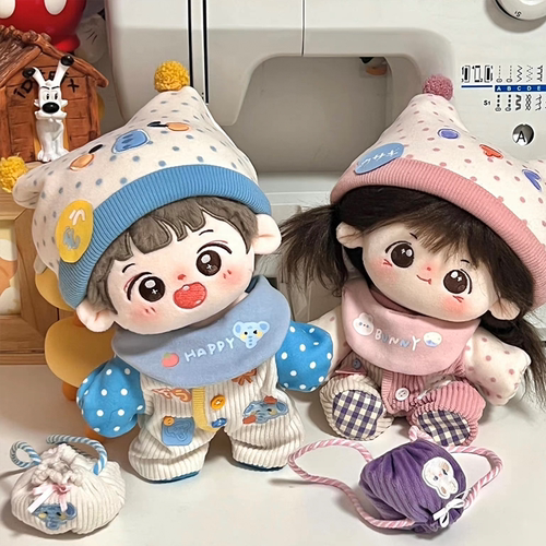 娃岛联萌20cm娃衣爬爬服连体