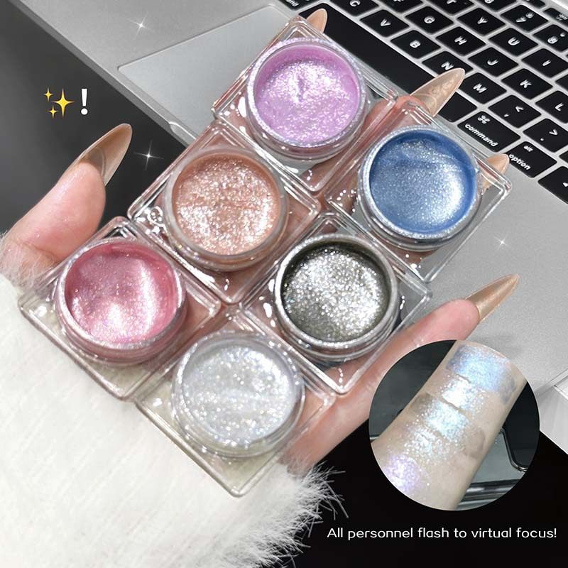 CAPPUVINI碎钻水润高光液 爆闪破碎液体眼影提亮液体高光碎钻彩妆