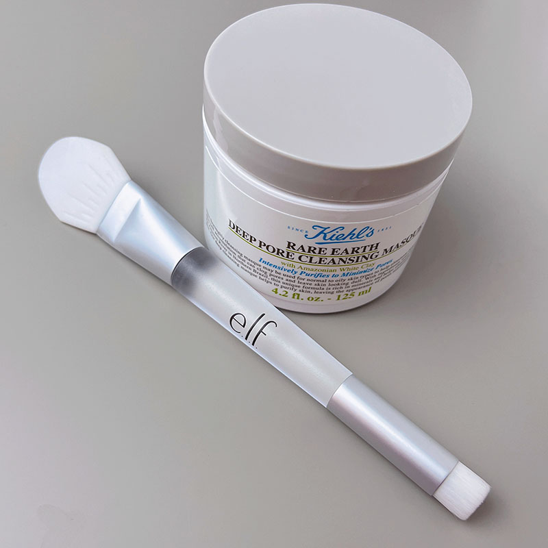 美国埃尔夫/elf双头硅胶面膜刷脸部泥膜专用刷多功能尾款微瑕疵品