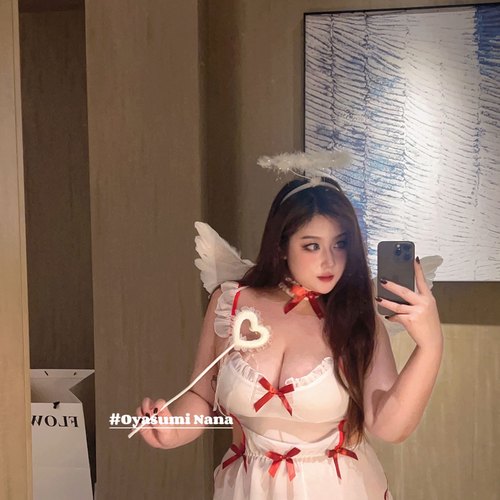 晚安奈奈 堕落天使~万圣节cos纯欲纯欲大码女仆制服角色扮演套装