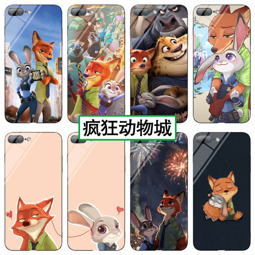 疯狂动物城手机壳适用苹果15尼克vivox90朱迪OPPOFindX7狐狸小米14兔子红米note13动漫华为Pura70 一加ACE3