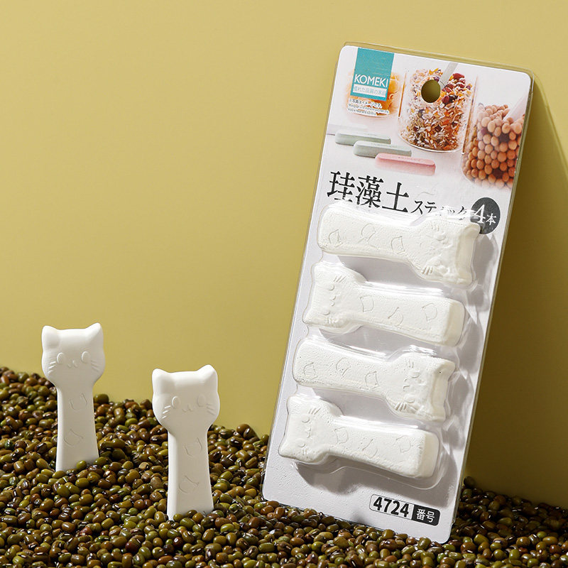 矽藻土干燥条干燥剂吸湿棒泥猫粮除湿棒块茶叶中药防潮包神器米木