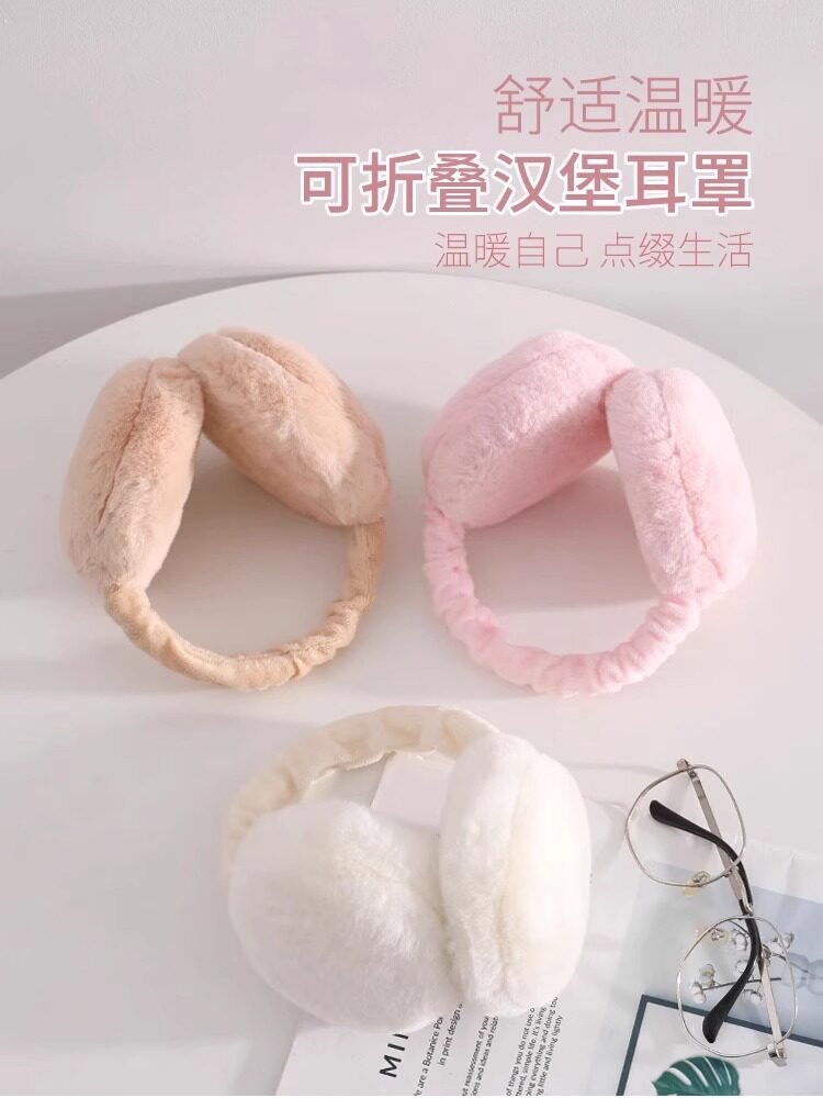 벨벳과 두꺼운 접이식 귀마개 남성과 여성을 위한 겨울 귀 보호 부동액 유물 겨울 사이클링 귀마개
