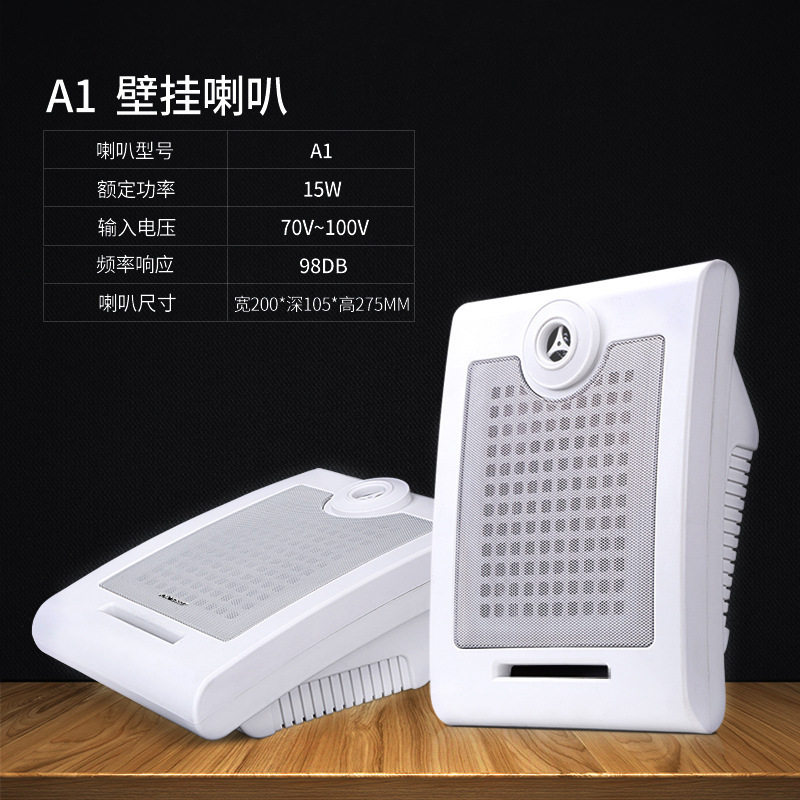 SAST/先科 S4-6吸顶喇叭吊顶壁挂音箱定压公共广播店铺背景音乐天