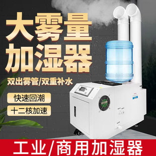 工业商用加湿器超声波大雾量喷雾机蔬菜保鲜烟草回潮雾化降尘设备