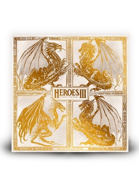 预定 GameMusic原厂周边 魔法门英雄无敌3 三十周年 钢琴曲版 黑胶唱片 双片装 90页乐谱书册 精装盒套装