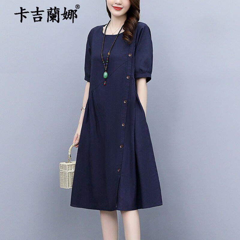 卡吉蘭娜连衣裙女装夏季新款韩版薄款气质宽松显瘦遮肚休闲小个子使用感如何?
