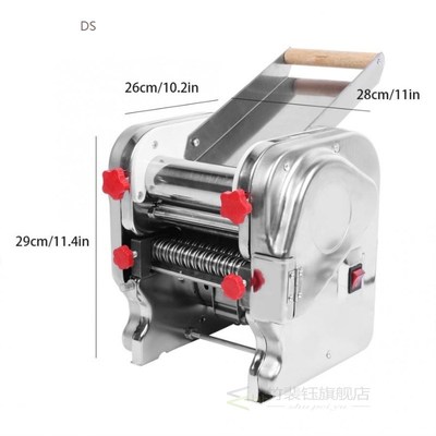 500W 220V Electric Pasta Maker Stainless Steel Noodles Rolle