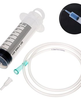 1 Set 100ml Plastic Disposable Syringe 适用于 Refilling Meas