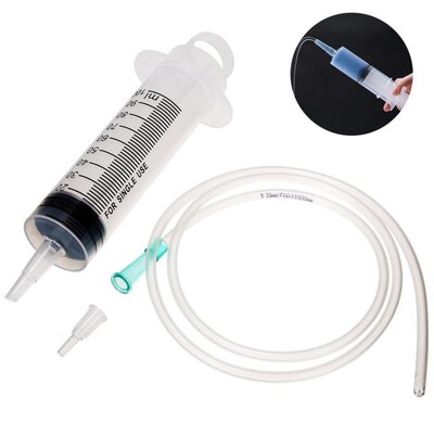 1 Set 100ml Plastic Disposable Syringe 适用于 Refilling Meas