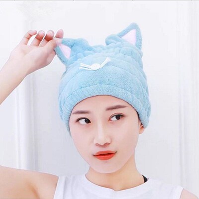 Microfiber Hair Drying Towels, Cute Bath Towel Wrap, Ultra S