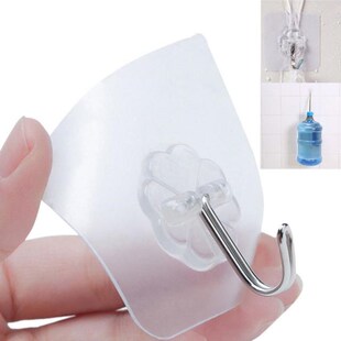 2Pcs/Lots Removable Bathroom Vacuum Wall Hook Kitchen Towel