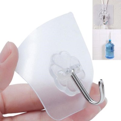 2Pcs/Lots Removable Bathroom Vacuum Wall Hook Kitchen Towel