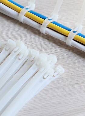 100pcs Reusable Nylon Cable Tie May Loose Slipknot Tie Reusa