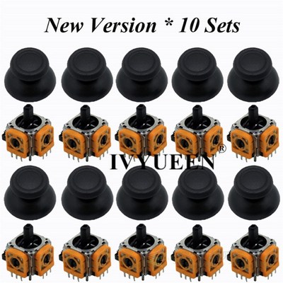 10 Sets 3D Analog Joystick Sensor Module Potentiometer Thumb