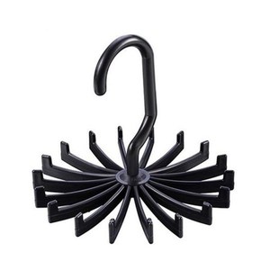 360 degree rotatable Ties Clothing Hanger Rack 20 claw scarf